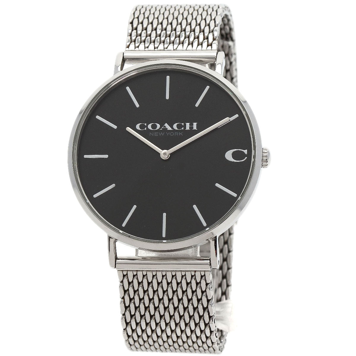 COACH Round face Watches CA.124.2.14.1575 Stainless Steel/Stainless Steel mens