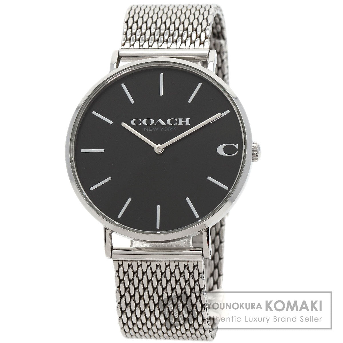 COACH Round face Watches CA.124.2.14.1575 Stainless Steel/Stainless Steel mens