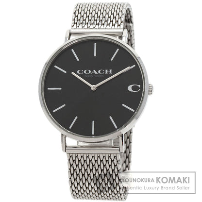 COACH Round face Watches CA.124.2.14.1575 Stainless Steel/Stainless Steel mens