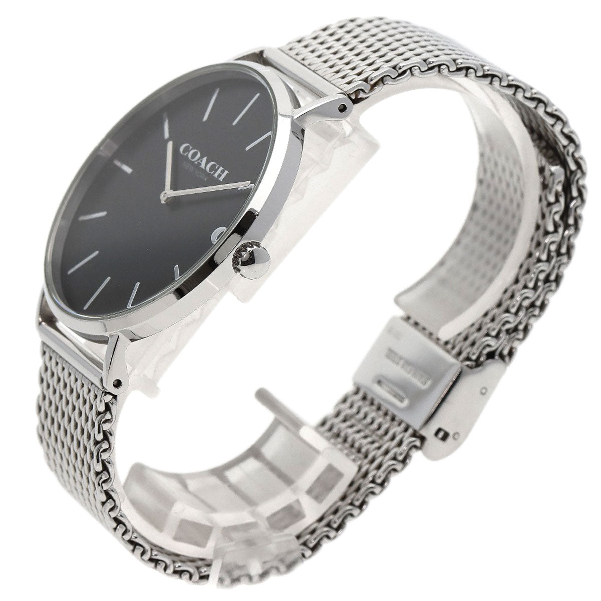 COACH Round face Watches CA.124.2.14.1575 Stainless Steel/Stainless Steel mens