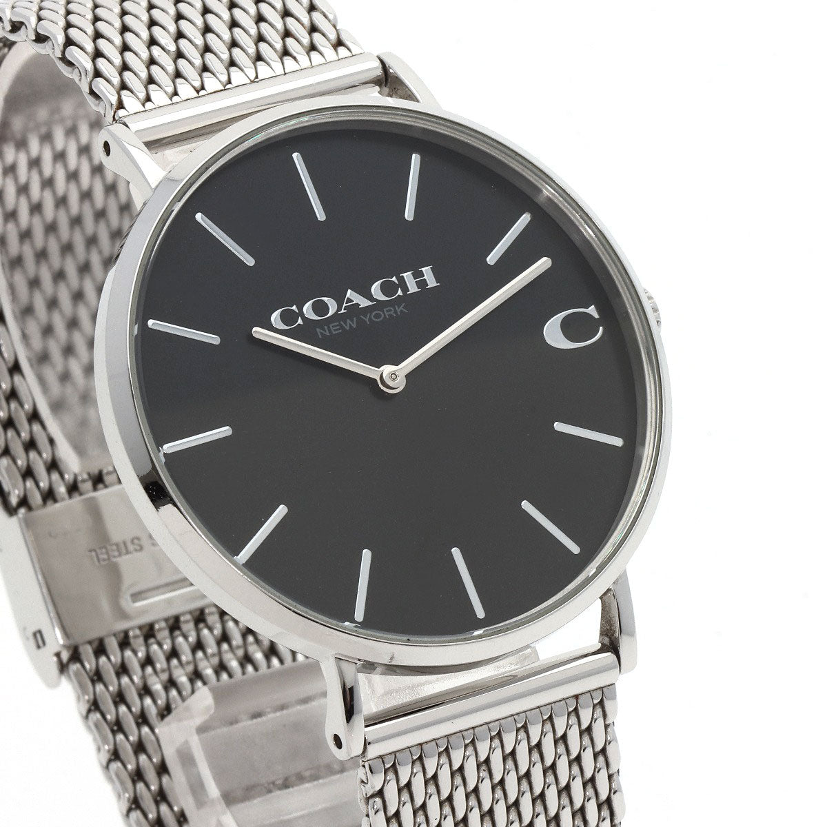 COACH Round face Watches CA.124.2.14.1575 Stainless Steel/Stainless Steel mens