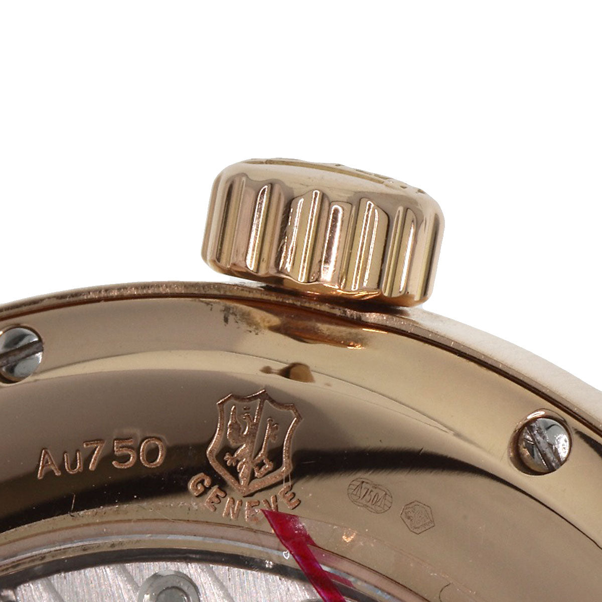 Chopard LUC Quattro Diamond Bezel Watches 171926-5001 K18 Pink Gold/Leather mens