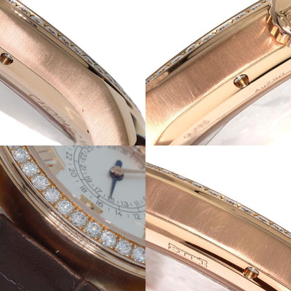 Chopard LUC Quattro Diamond Bezel Watches 171926-5001 K18 Pink Gold/Leather mens