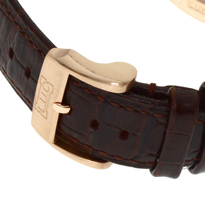 Chopard LUC Quattro Diamond Bezel Watches 171926-5001 K18 Pink Gold/Leather mens