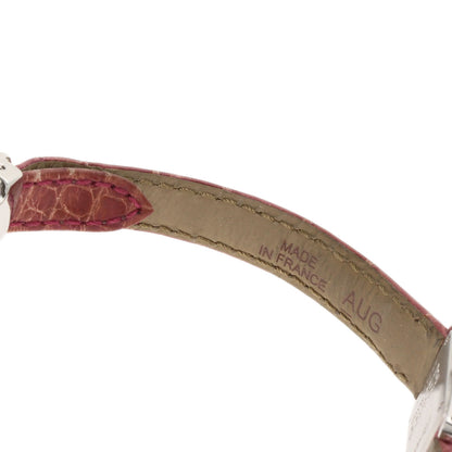 CARTIER Mini tank American Watches WB710015 K18 White Gold/Leather Ladies