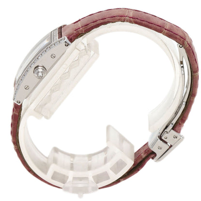 CARTIER Mini tank American Watches WB710015 K18 White Gold/Leather Ladies