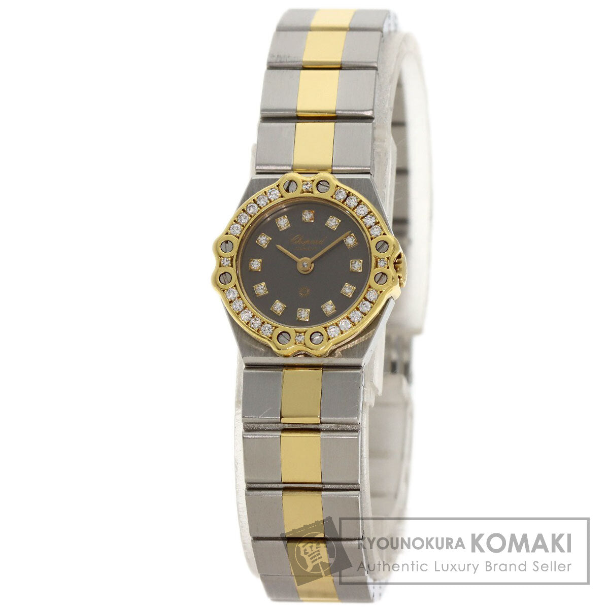 Chopard St. Moritz 12P Diamond Watches 25/8067-11 Stainless Steel/Stainless Steel Ladies