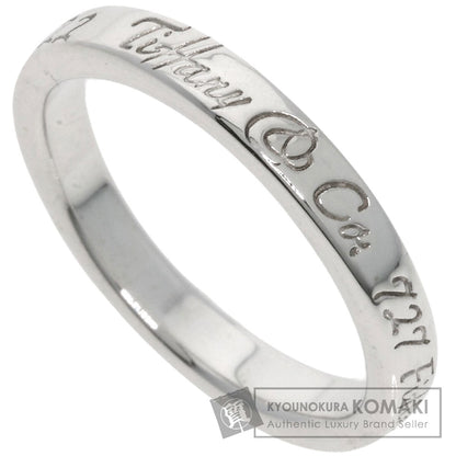 TIFFANY&Co. Notes narrow Ring Silver Ladies [Used]
