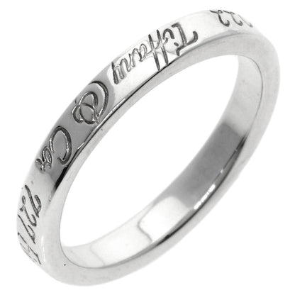 TIFFANY&Co. Notes narrow Ring Silver Ladies [Used]