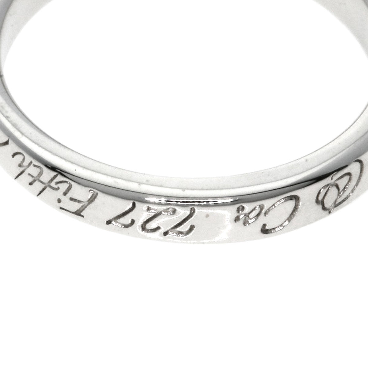 TIFFANY&Co. Notes narrow Ring Silver Ladies [Used]