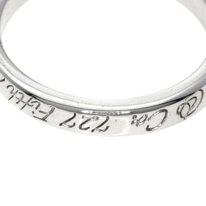 TIFFANY&Co. Notes narrow Ring Silver Ladies [Used]