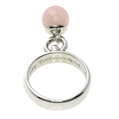 TIFFANY&Co. Ball Dunkle Rose Quartz Ring Silver Ladies [Used]