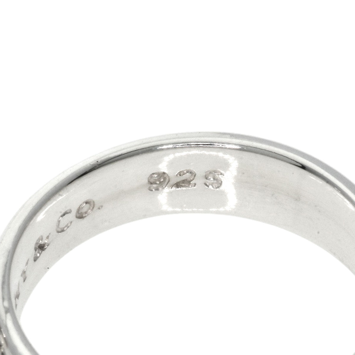 TIFFANY&Co. Ball Dunkle Rose Quartz Ring Silver Ladies [Used]