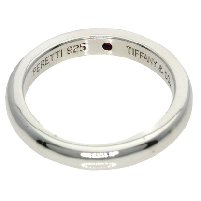 TIFFANY&Co. Stacking band Ruby Ring Silver Ladies [Used]