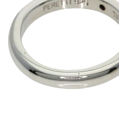 TIFFANY&Co. Stacking band Ruby Ring Silver Ladies [Used]