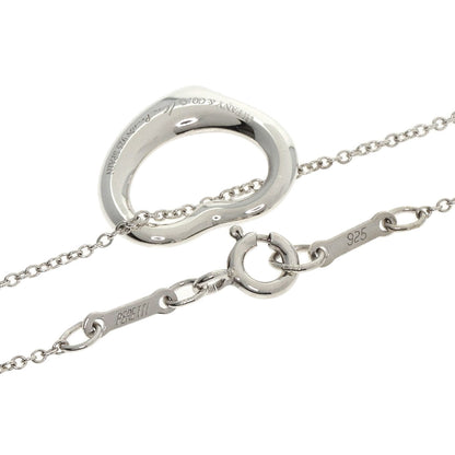 TIFFANY&Co. Open heart Necklace Silver Ladies [Used]