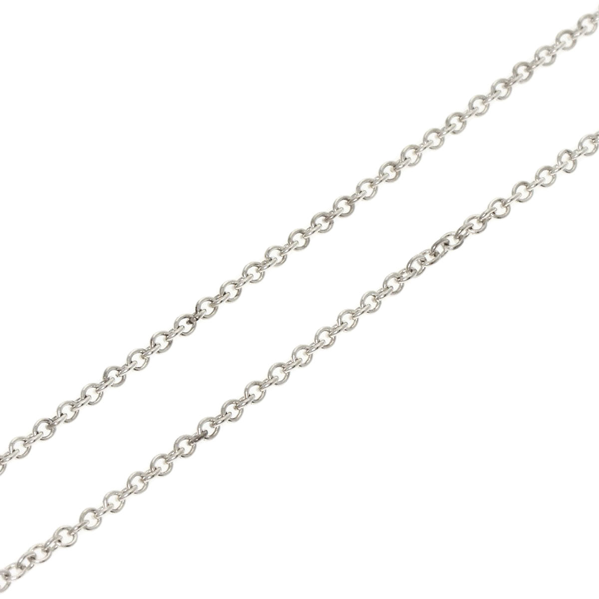 TIFFANY&Co. Open heart Necklace Silver Ladies [Used]