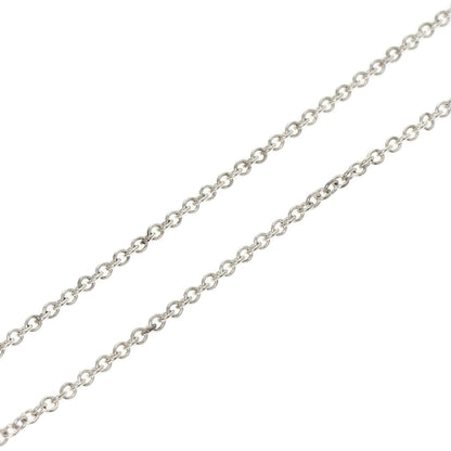 TIFFANY&Co. Open heart Necklace Silver Ladies [Used]