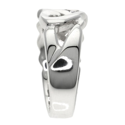 TIFFANY&Co.   Triple rubbing heart Ring  Silver Ladies [Used]