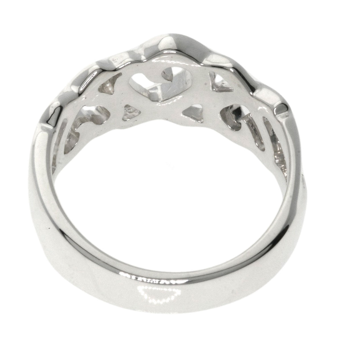TIFFANY&Co.   Triple rubbing heart Ring  Silver Ladies [Used]