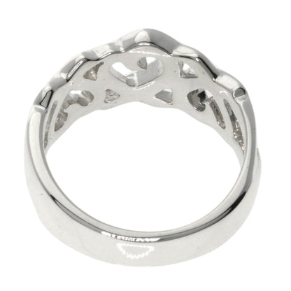 TIFFANY&Co.   Triple rubbing heart Ring  Silver Ladies [Used]