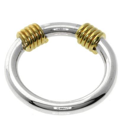 TIFFANY&Co. Bandwidth 2Wire Ring Silver 18K Yellow GoldLadies [Used]