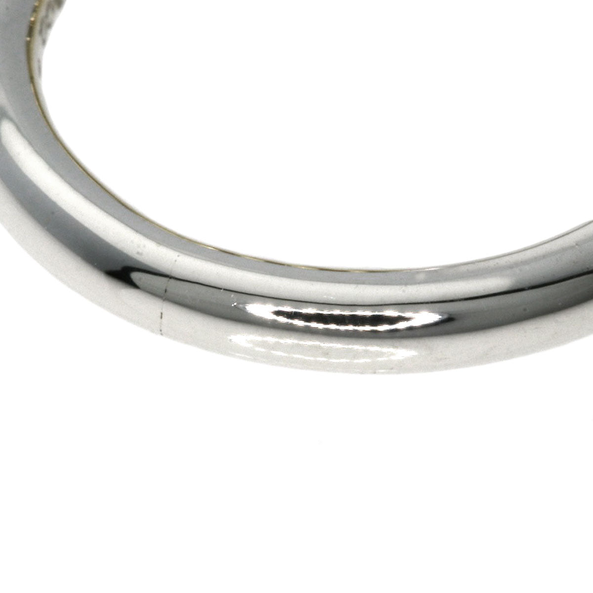TIFFANY&Co. Bandwidth 2Wire Ring Silver 18K Yellow GoldLadies [Used]