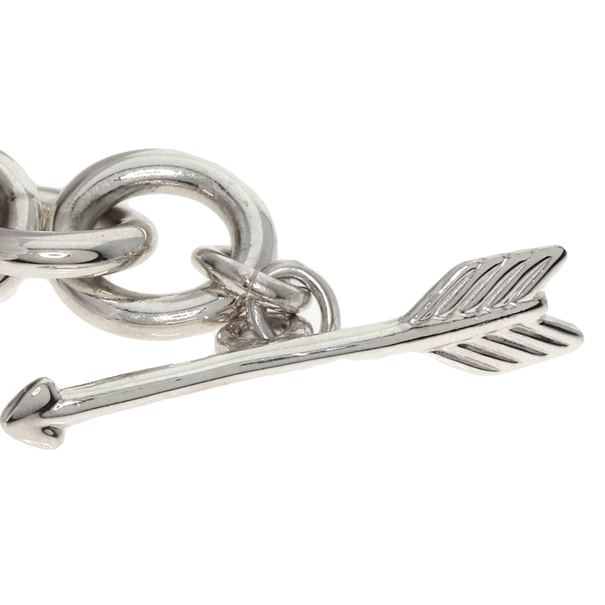 TIFFANY&Co. Heart & Arrow Bracelet Silver Ladies [Used]