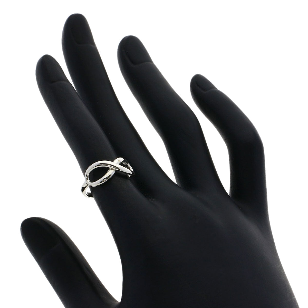 TIFFANY&Co. Infinity Ring Silver Ladies [Used]