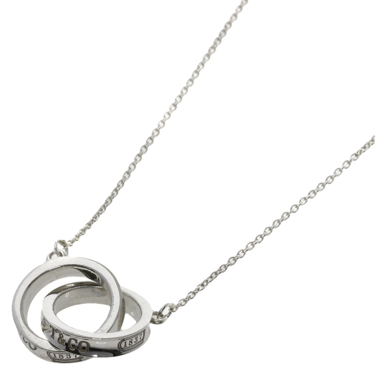 TIFFANY&Co.   1837 Interlocking Circle Necklace  Silver Ladies [Used]