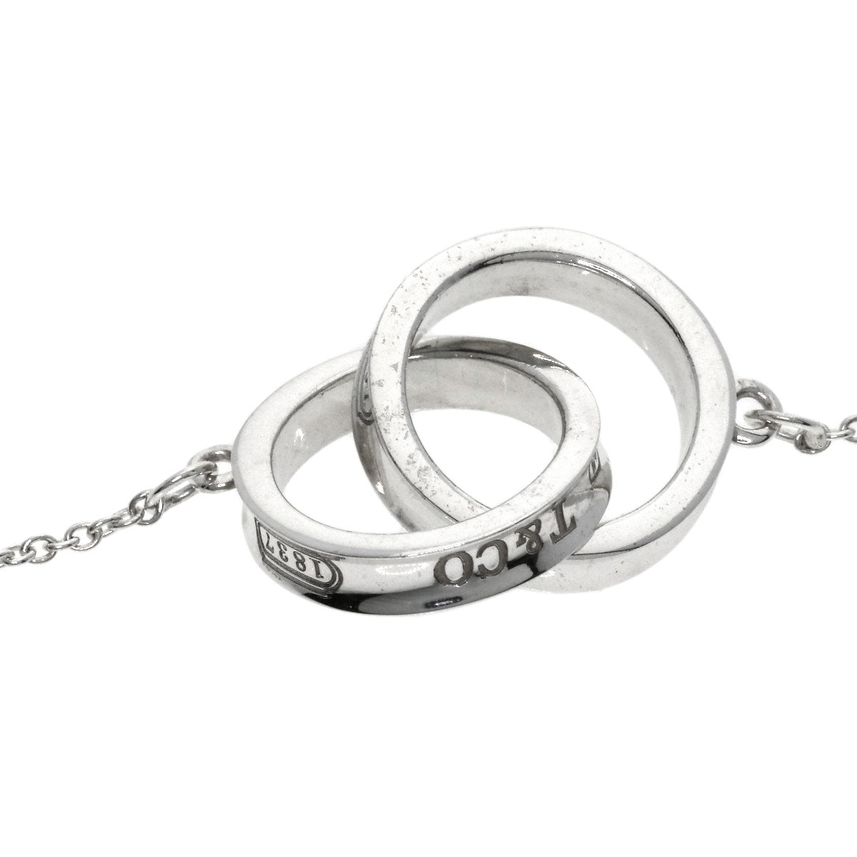 TIFFANY&Co.   1837 Interlocking Circle Necklace  Silver Ladies [Used]