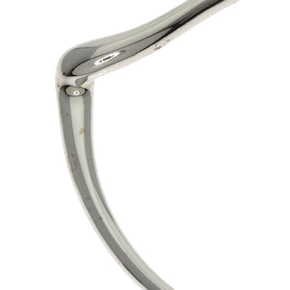 TIFFANY&Co. Open heart hoop earring Silver Ladies [Used]