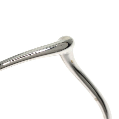 TIFFANY&Co. Open heart hoop earring Silver Ladies [Used]