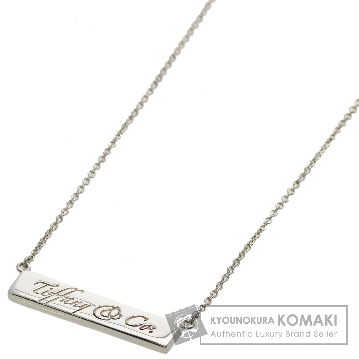 TIFFANY&Co. Notes Necklace Silver Ladies [Used]