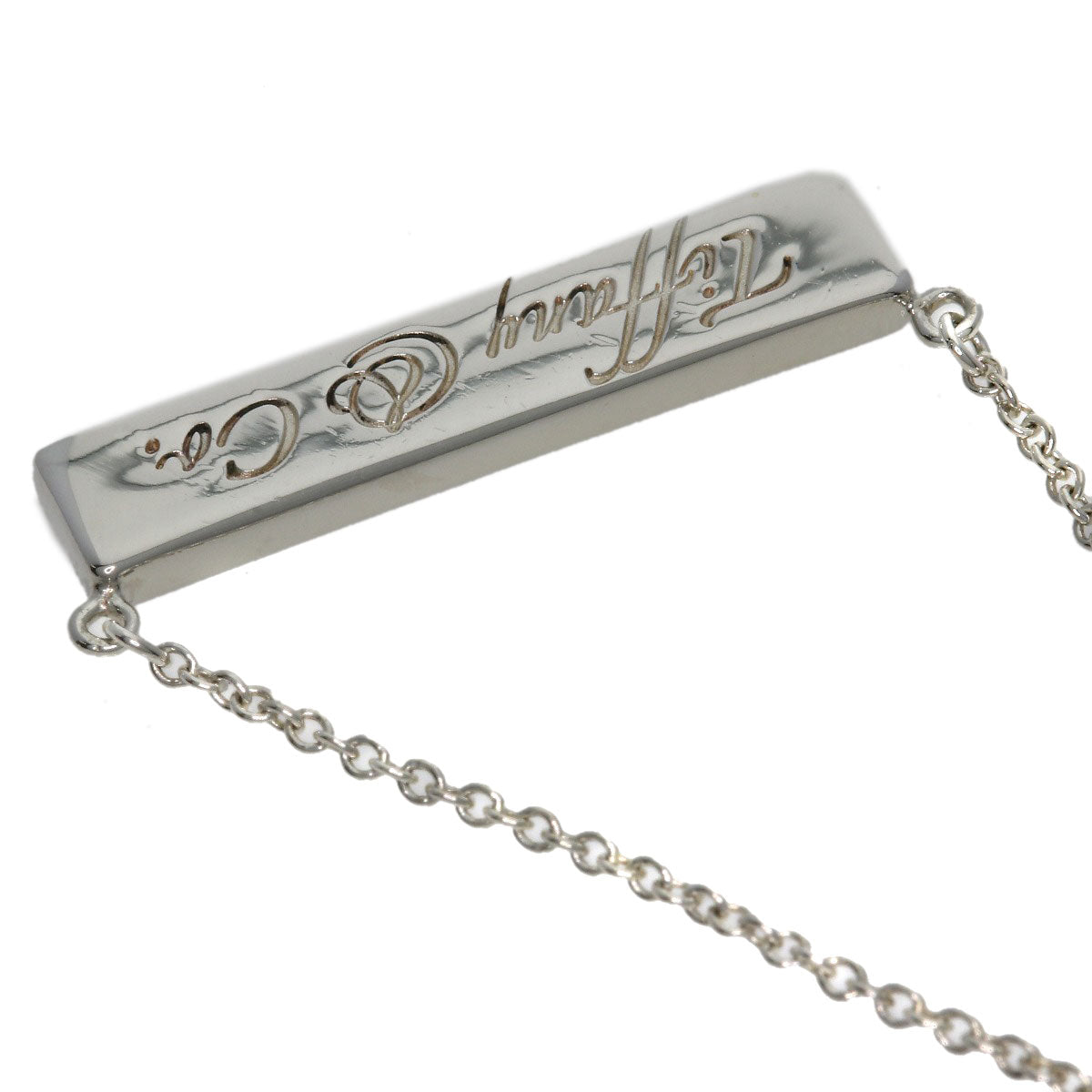 TIFFANY&Co. Notes Necklace Silver Ladies [Used]