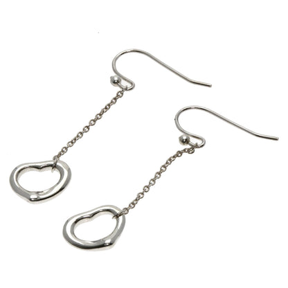 TIFFANY&Co. Open heart drop earring Silver Ladies [Used]