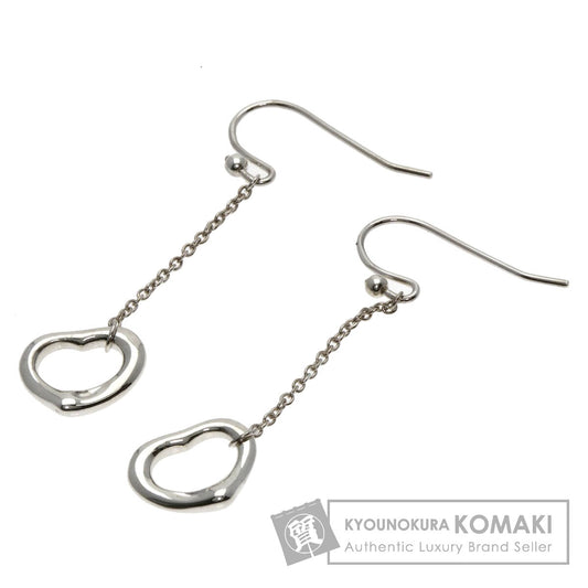 TIFFANY&Co. Open heart drop earring Silver Ladies [Used]