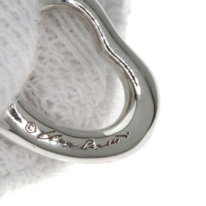 TIFFANY&Co. Open heart drop earring Silver Ladies [Used]