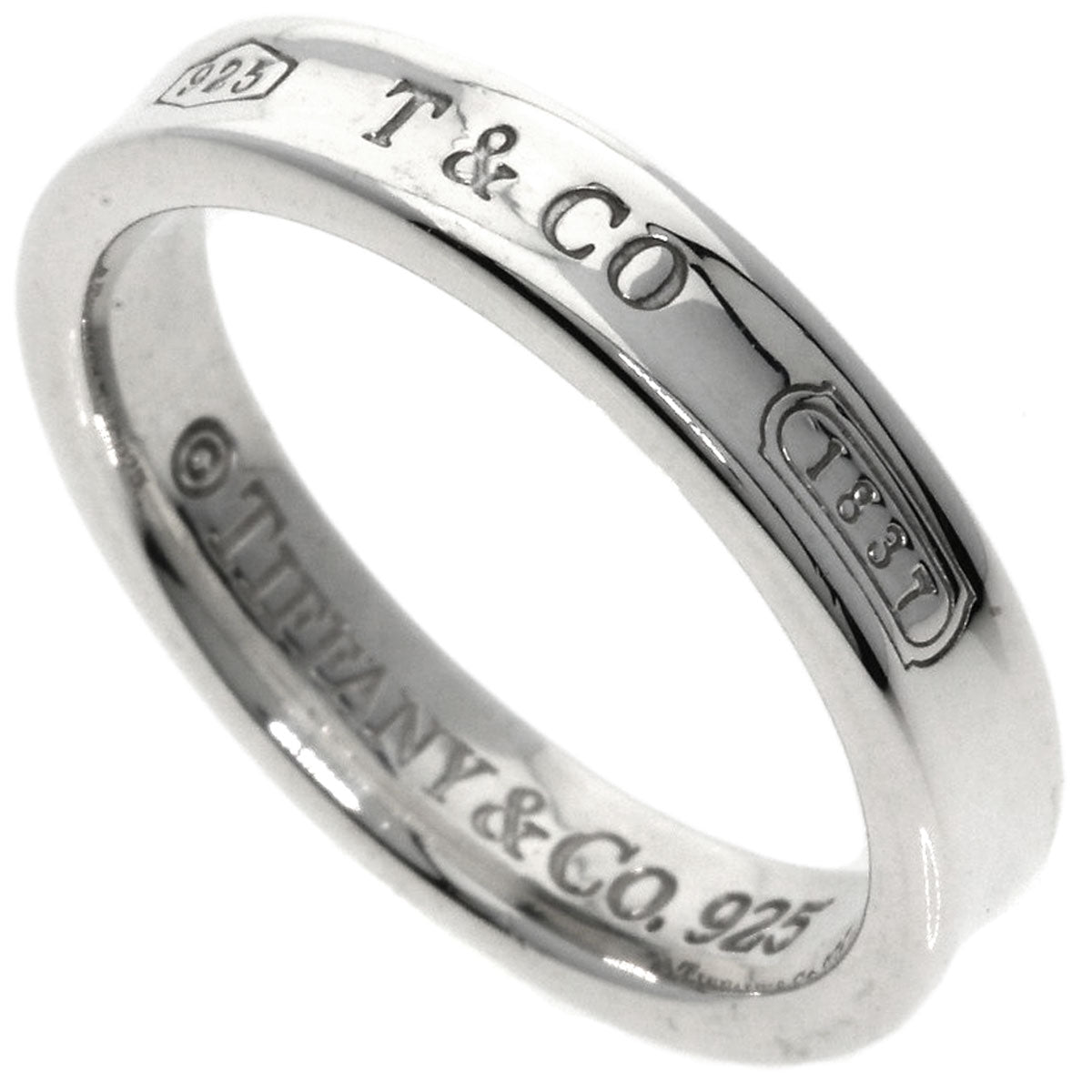 TIFFANY&Co. 1837 Narrow Ring Silver Ladies [Used]