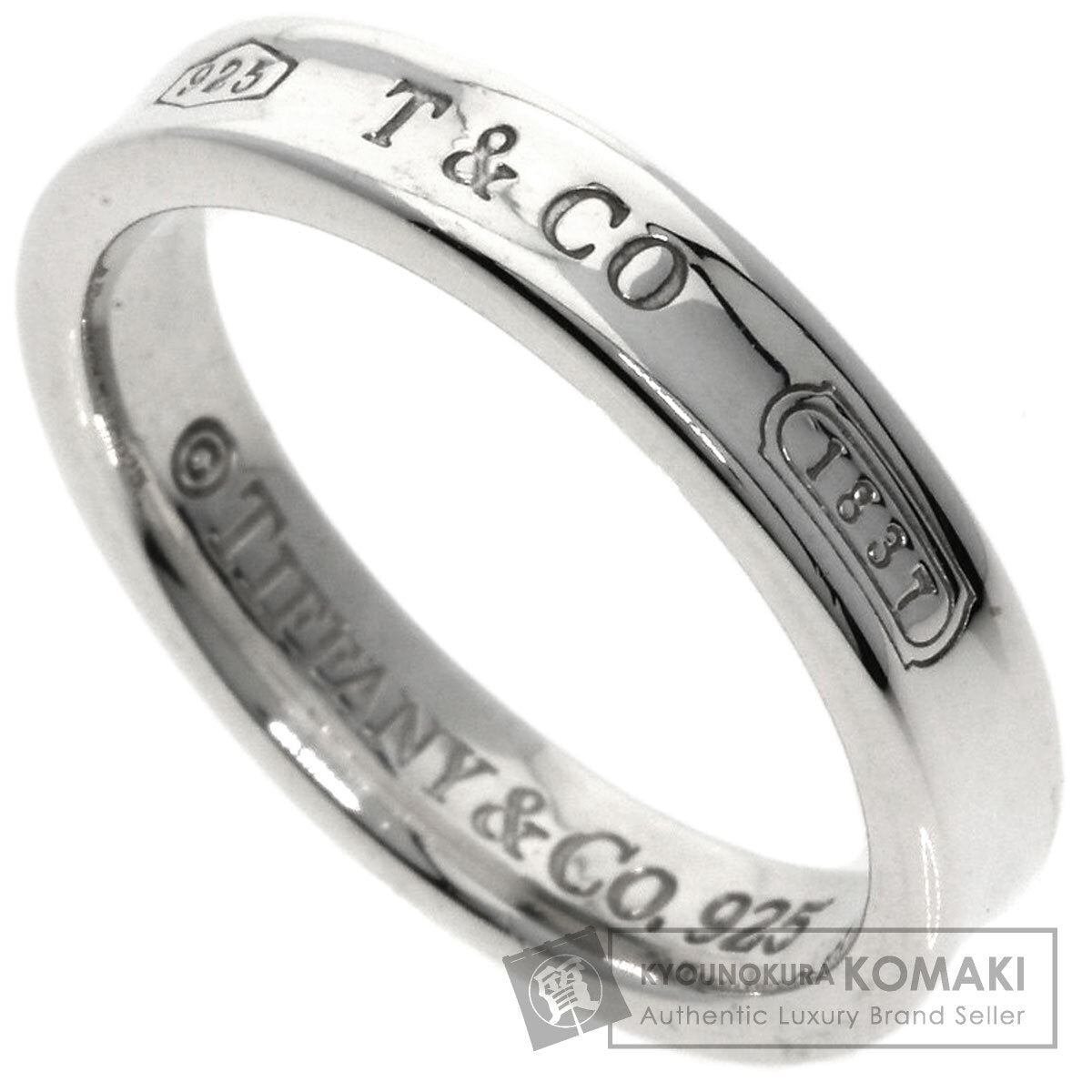 TIFFANY&Co. 1837 Narrow Ring Silver Ladies [Used]