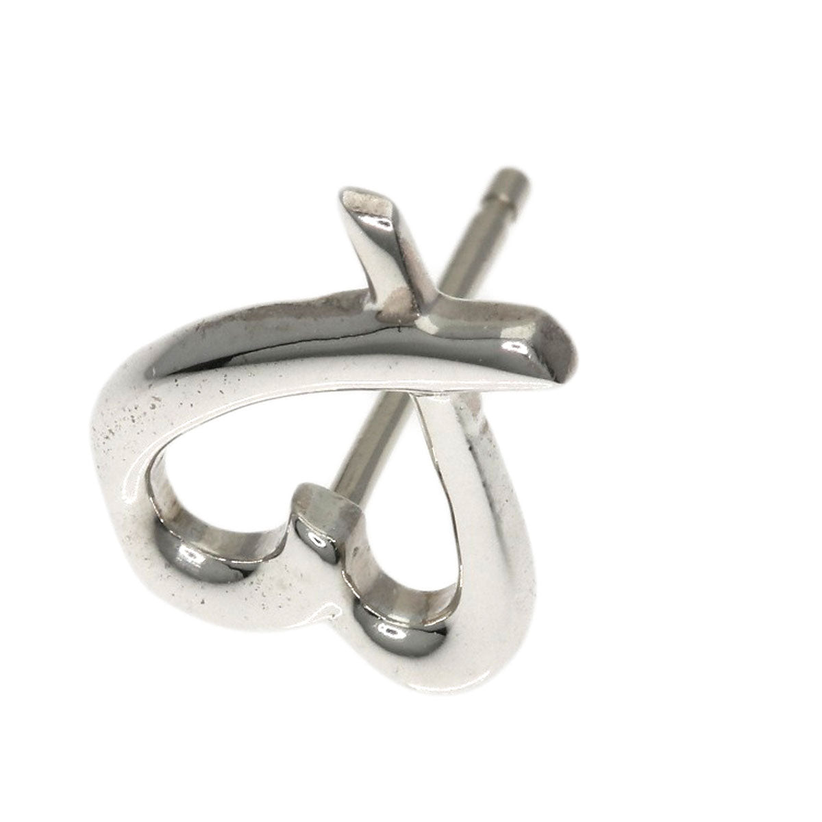 TIFFANY&Co. Loving heart one ear only earring Silver Ladies [Used]