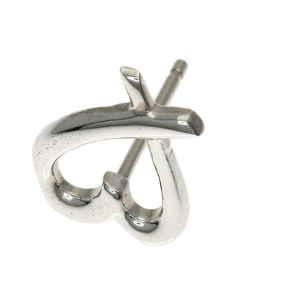 TIFFANY&Co. Loving heart one ear only earring Silver Ladies [Used]