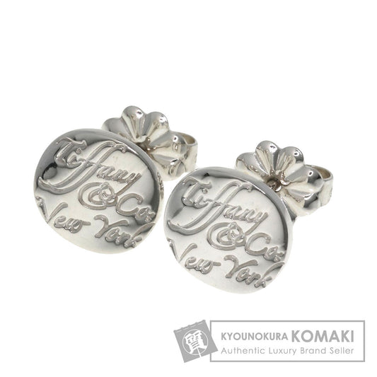 TIFFANY&Co. Notes round earring Silver Ladies [Used]