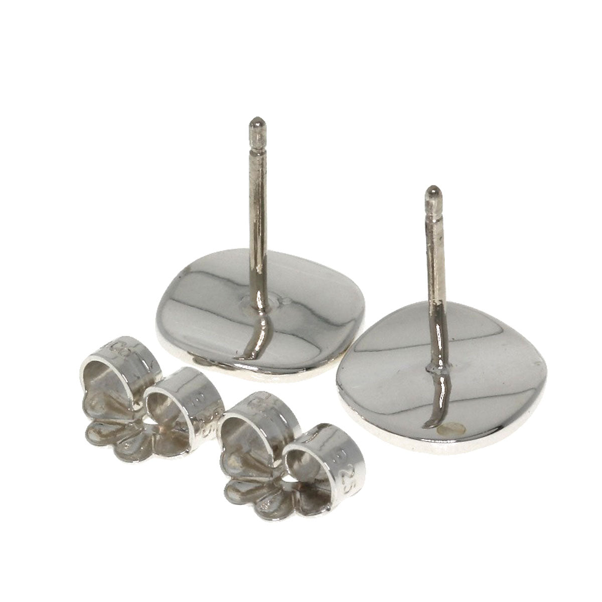 TIFFANY&Co. Notes round earring Silver Ladies [Used]