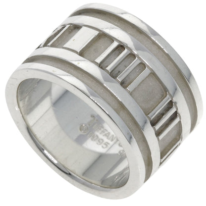 TIFFANY&Co. Atlas wide Ring Silver Ladies [Used]