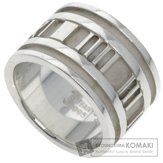 TIFFANY&Co. Atlas wide Ring Silver Ladies [Used]