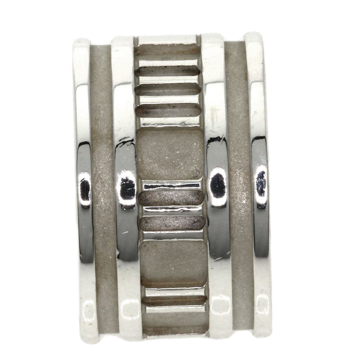 TIFFANY&Co. Atlas wide Ring Silver Ladies [Used]