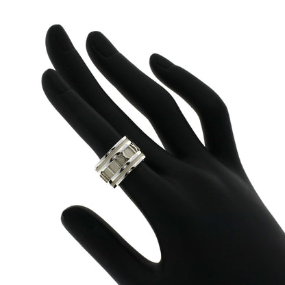 TIFFANY&Co. Atlas wide Ring Silver Ladies [Used]