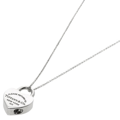 TIFFANY&Co.   Return to heart lock Necklace  Silver Ladies [Used]