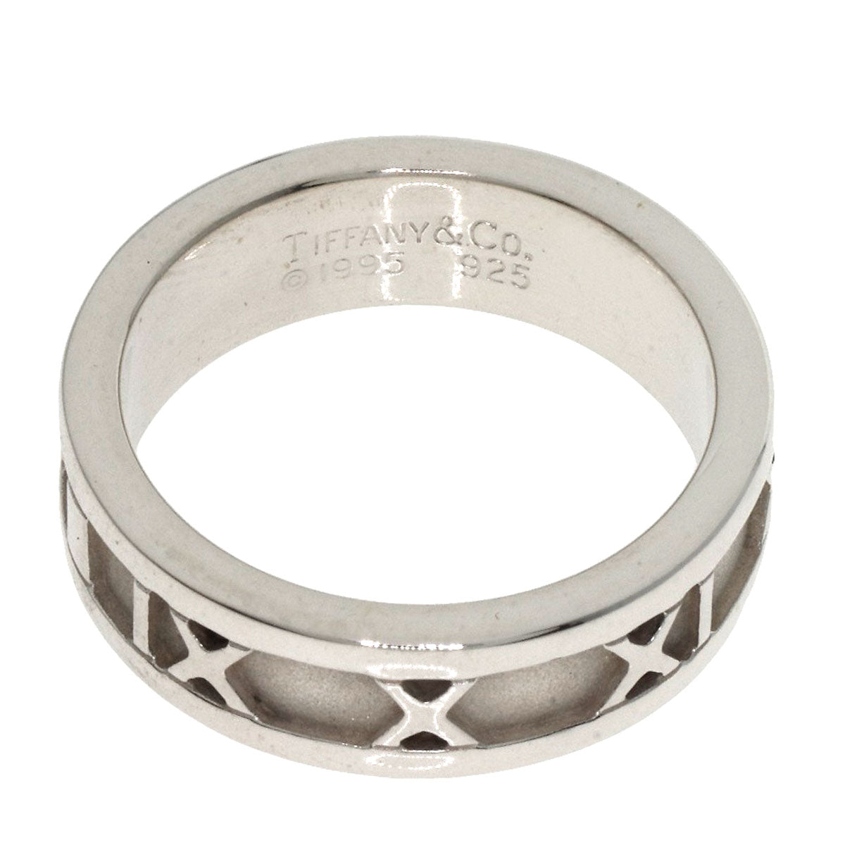 TIFFANY&Co. Atlas Ring Silver Ladies [Used]